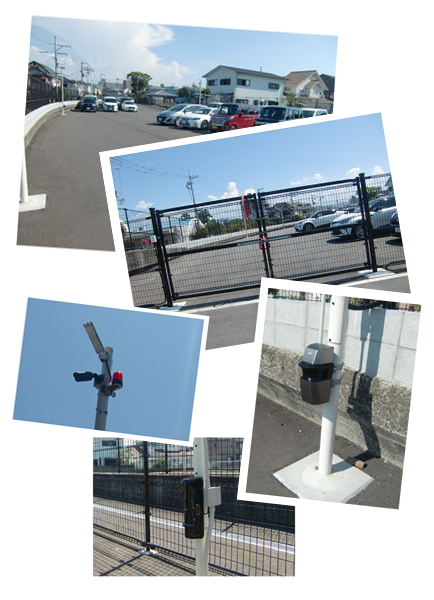 関空受付場所から片道12.5kmの場所で、セキュリティ万全の態勢で自動車を保管します。